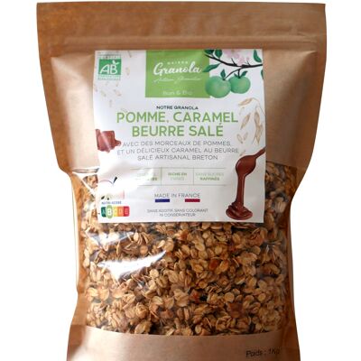 Granola 1kg caramel b.salé & Pommes _Muesli Croustillant