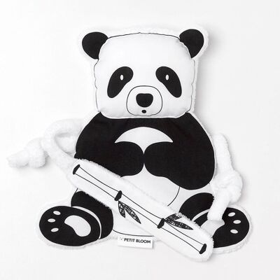Doudou noir et blanc Padou le panda