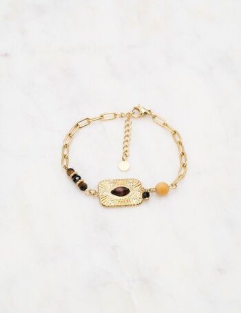 Bracelet Elvida - Oeil de tigre 1