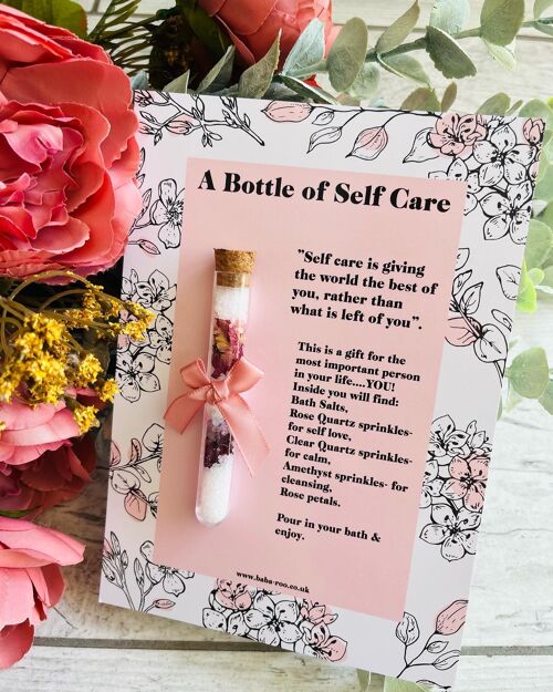 Self Care Bottle