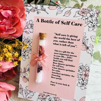 Self-Care-Flasche