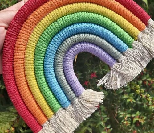 Macrame Rainbow Hanging