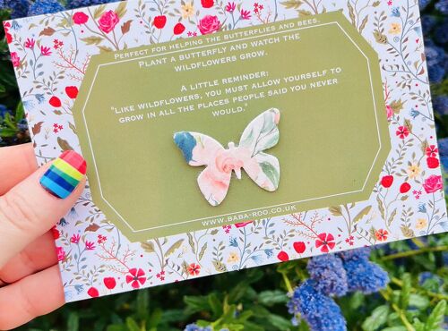 Wildflower Butterfly Seed Paper