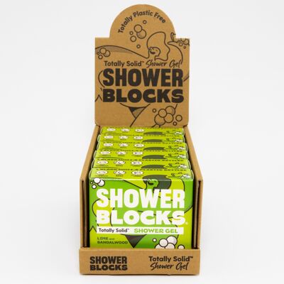 Totally Solid Shower Gel: Lime & Sandalwood (6 Pack) - Body Soap