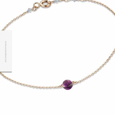 Auralite link bracelet 23