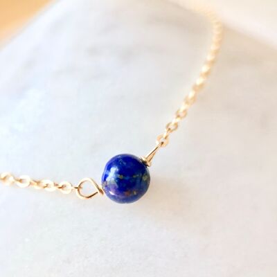 Lapis-Lazuli link bracelet