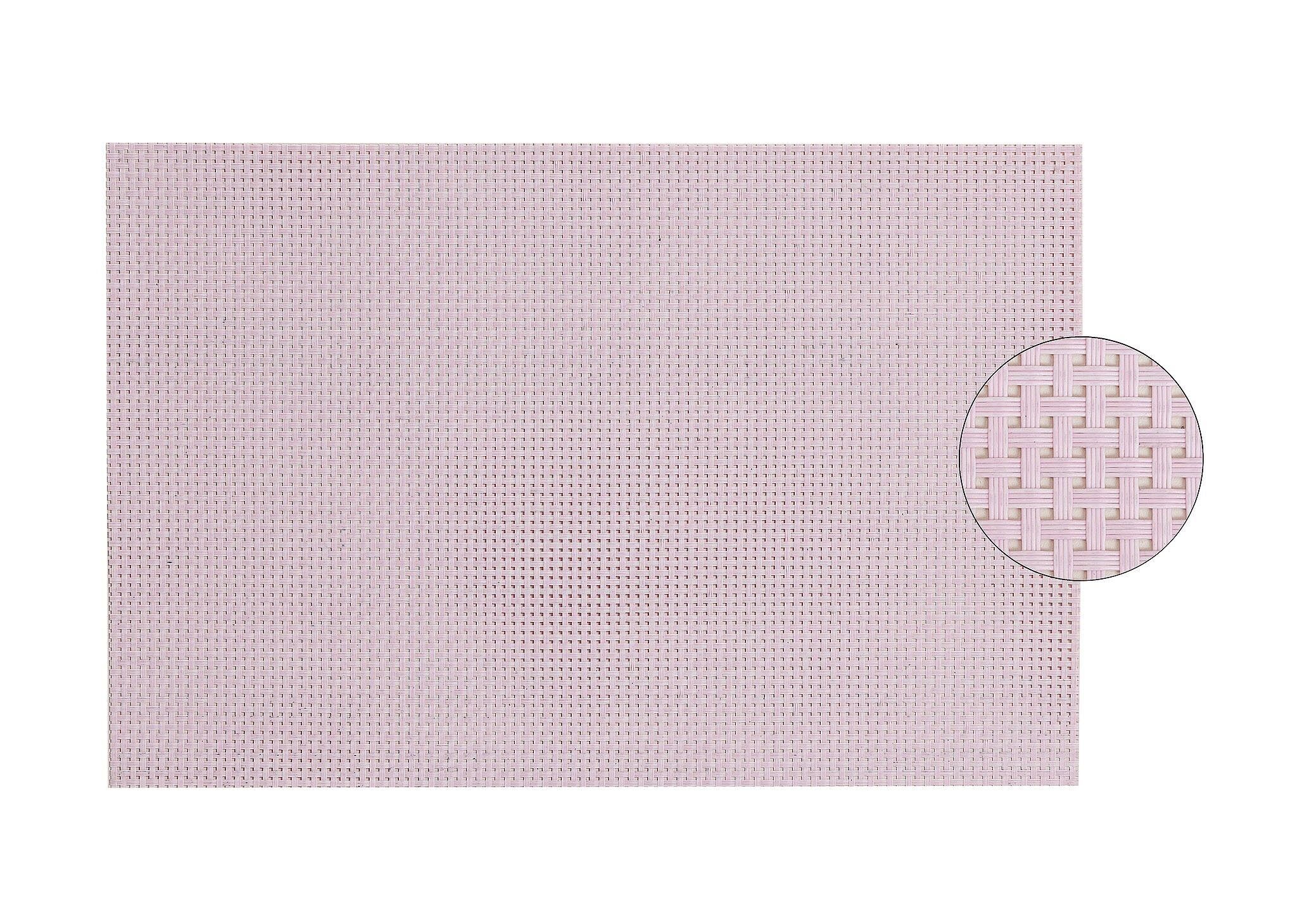 Set de table en plastique rose, L45 x H30 cm