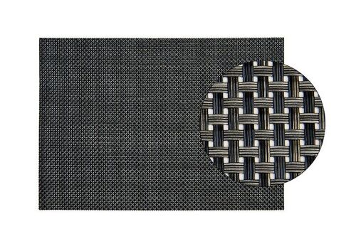 Platzset in schwarz/anthrazit aus Kunststoff, B45 x H30 cm