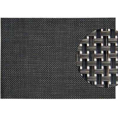 Placemat in black / anthracite made of plastic, W45 x H30 cm