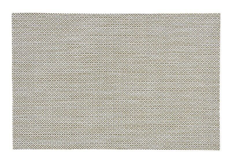 Set de table en plastique avec lurex beige, or (L / H) 45x30cm