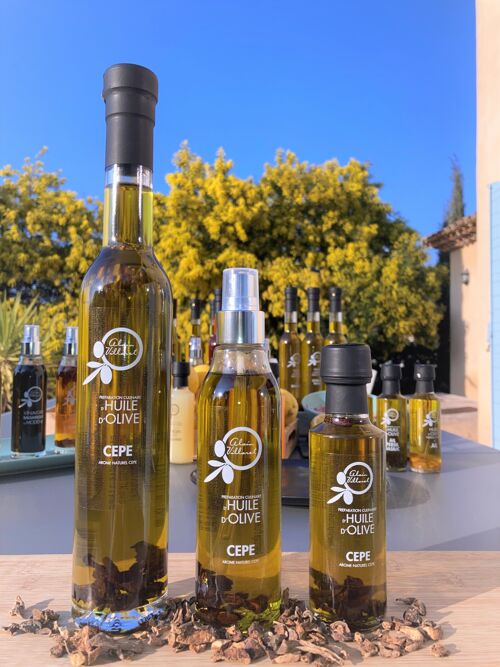 huile d'olive aux cèpes