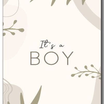 Wenskaart | It's a boy