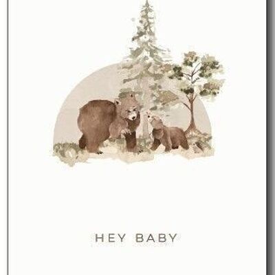 Greeting Card | Hey baby