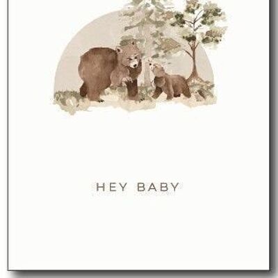 Greeting Card | Hey baby