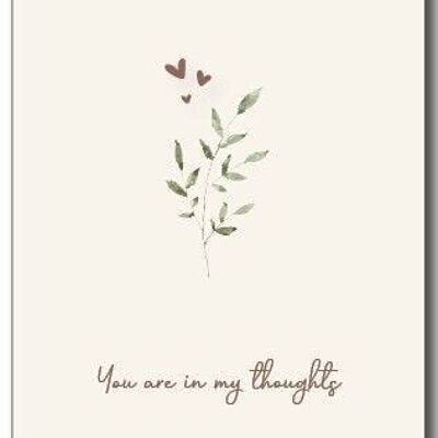 Greeting Card | You are in my thoughts