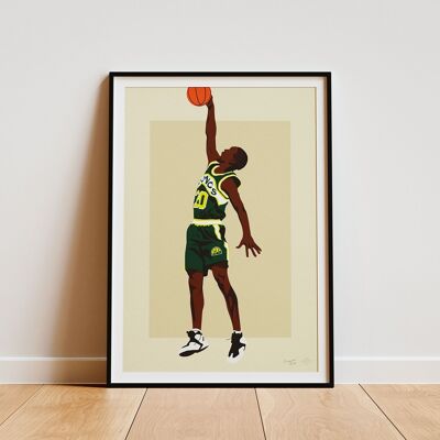 Póster "Gary Payton" - A4 y 30x40cm