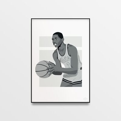 Affiche "Earl Lloyd" - A4 & 30x40cm