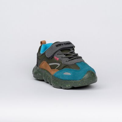 Children's Trainer Power Turquoise/Khaki