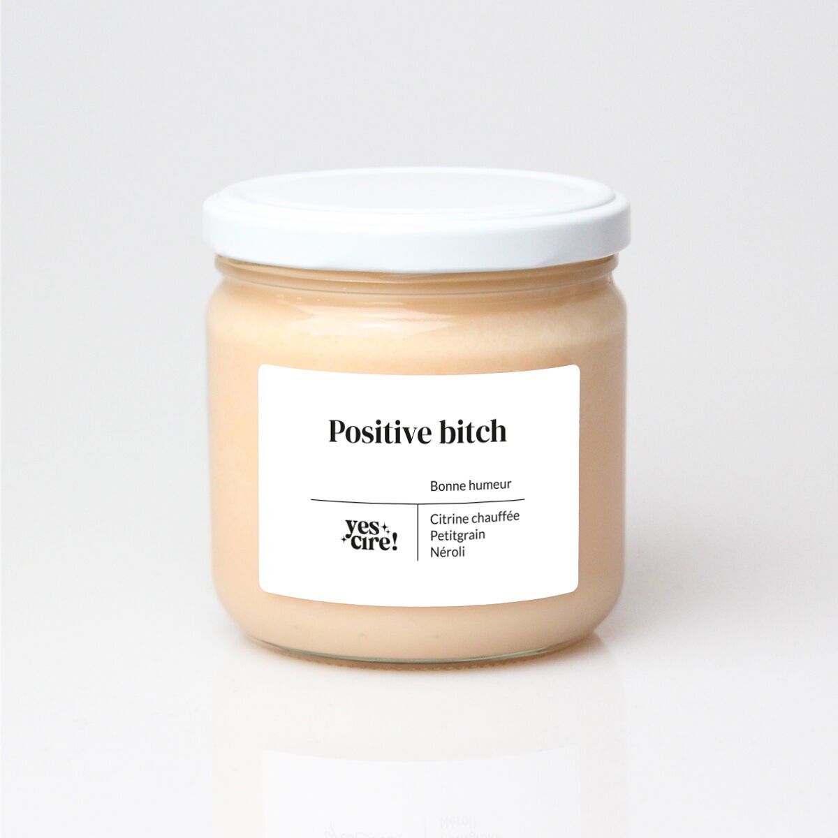 Positive bitch | Bougie citrine chauffée "bonne humeur"