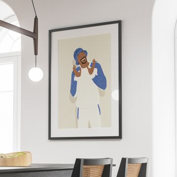 Affiche "Snoop Dogg" - A4 & 30x40cm 3