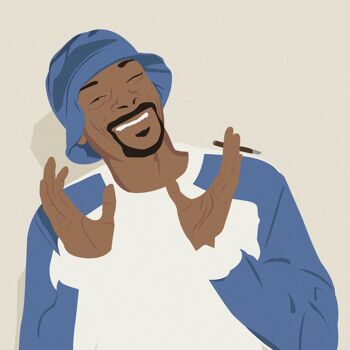 Affiche "Snoop Dogg" - A4 & 30x40cm 4