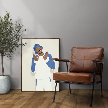 Affiche "Snoop Dogg" - A4 & 30x40cm 2