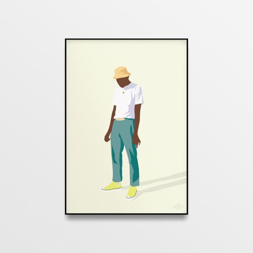 Affiche "Tyler the Creator Bucket" - A4 & 30x40cm