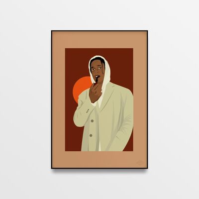 Poster "ASAP Rocky Brown" - A4 & 30x40cm