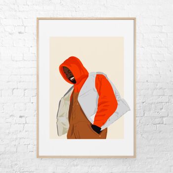 Affiche "Kanye West" - A4 & 30x40cm 3