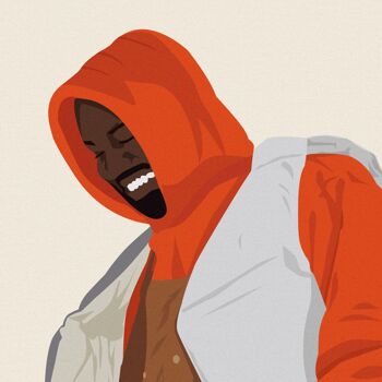 Affiche "Kanye West" - A4 & 30x40cm 5