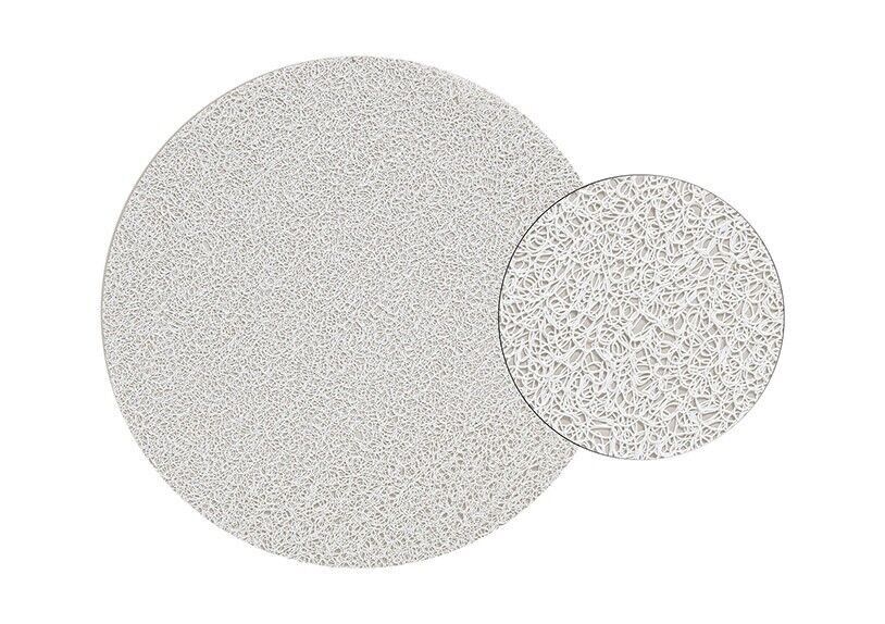 Set de table en plastique blanc, 38 cm