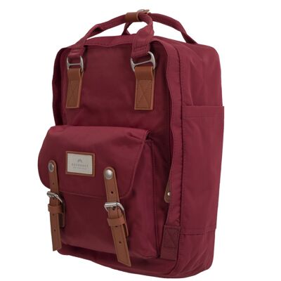 UNI MACAROON (beige and red tones) - Backpack for laptops up to 14 inches