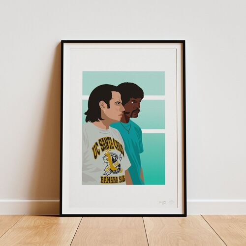 Affiche "Pulp Fiction" - A4 & 30x40cm