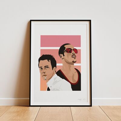 Affiche "Fight Club" - A4 & 30x40cm