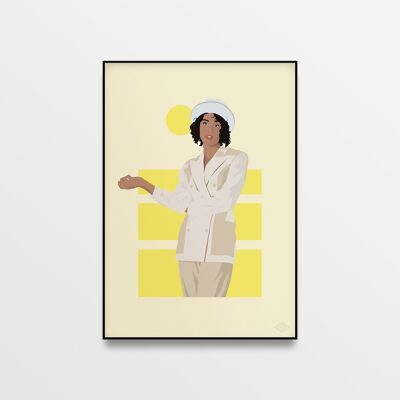 Poster "Hilary Banks" - A4 & 30x40cm