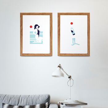 Affiche "Morning Routine" - A4 & 30x40cm 4