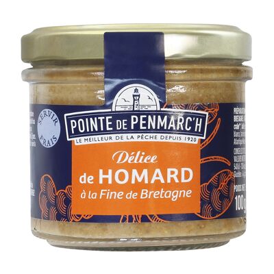 Spreadable Lobster Delight with Fine de Bretagne - verrine 100g