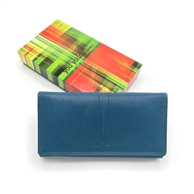 Genuine leather wallet for women, Brand You Young Coveri, art. GAVIR005.422