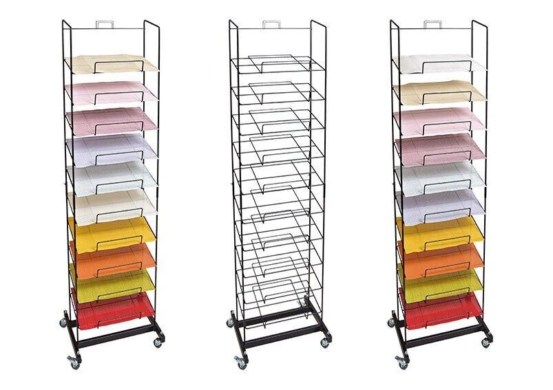 Ständer für Platzset aus Metall, B48 x T31 x H170 cm