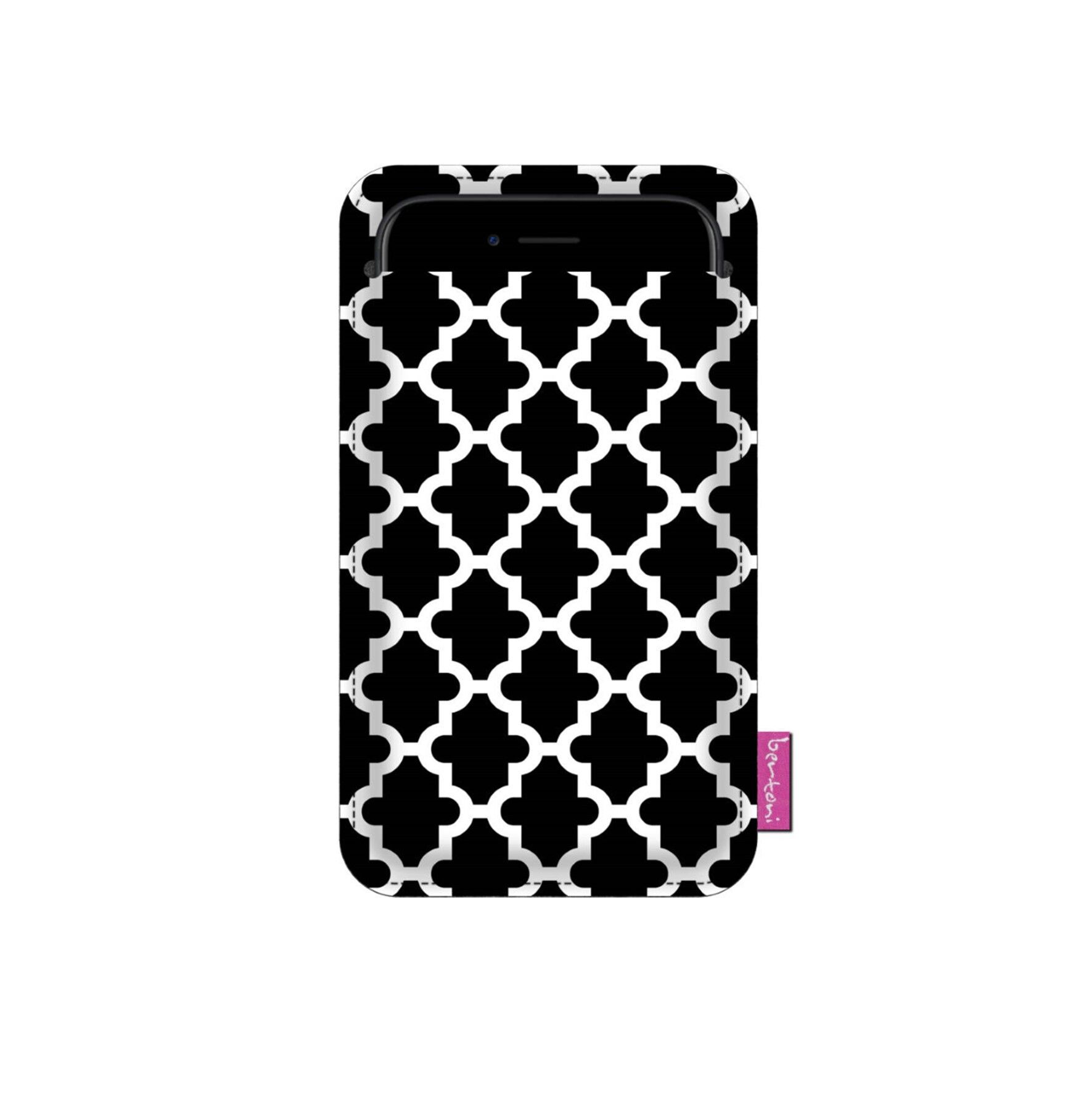 Custodia Smartphone Marocco Night In Feltro Antracite Bertoni