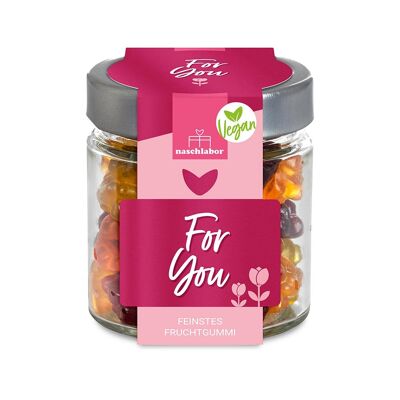 Gomma da masticare alla frutta Vegan For You 120g