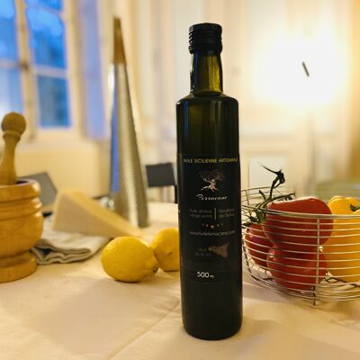 Huile d'olive vierge extra 50cl - Variété Nocellara del Belice, dernière récolte Octubre 2022