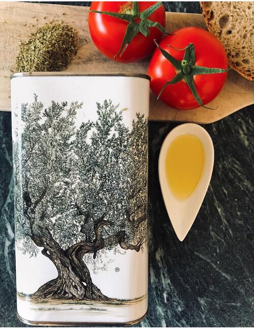 Huile d'olive vierge extra, Bidon de 1L - Variété Nocellara del Belice, dernière récolte Octobre 2022