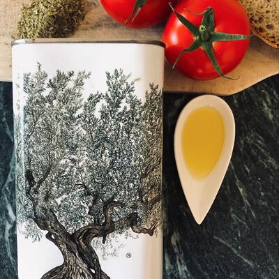Huile d'olive vierge extra, Bidon de 1L - Variété Nocellara del Belice, dernière récolte Octubre 2022