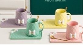 Set mit 3 Keramikbechern