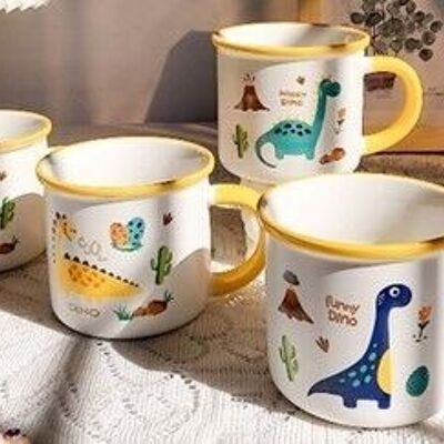 Keramikbecher Dinosaurier