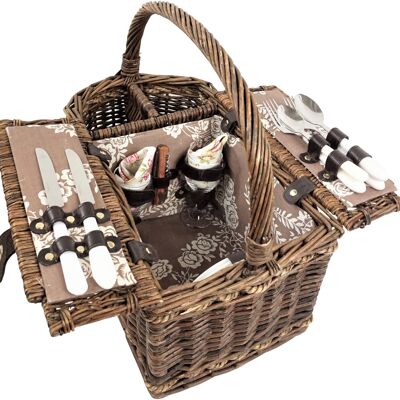 "ESSEX" PICNIC BASKET (2) (7518)