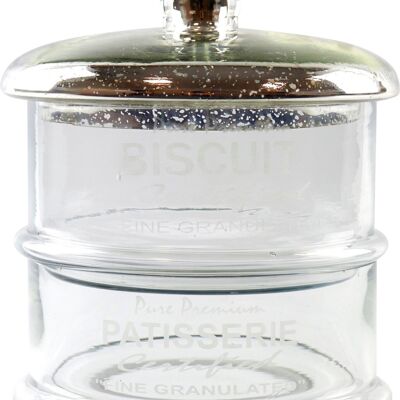 GLASS JAR "PATISSERIE" (7108)