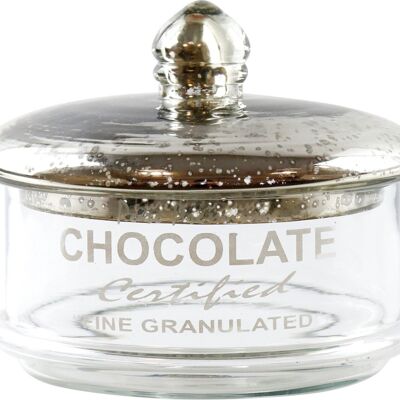 GLASS JAR "CHOCOLATE" (7107)