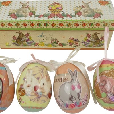 EGG BOX "HAPPY EASTER" 4 PIECES SET (2770)